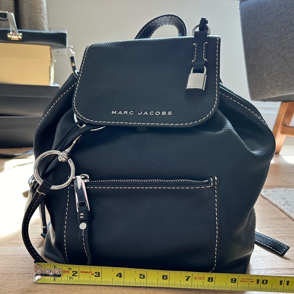 Marc Jacobs Bold Grind leather backpack in black - Picture 3 of 6